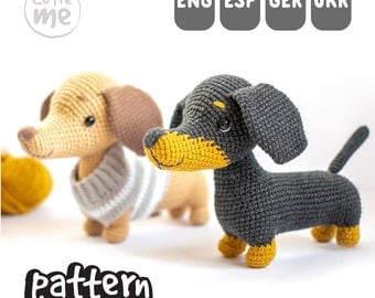 Dachshund Yumi Sweater Crochet Pattern PDF