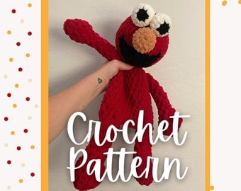 Elmo and Friends Crochet PDF Pattern
