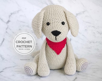 Amigurumi Crochet Pattern: Chocolate Lab/Retriever Pup