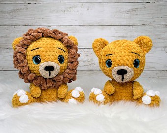Leo & Liza Amigurumi Crochet Lion Patterns