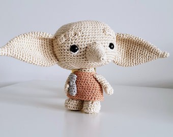 Dobby Elf Amigurumi Crochet Pattern in English/UK