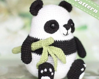 English Crochet Pattern: Charming Panda PDF
