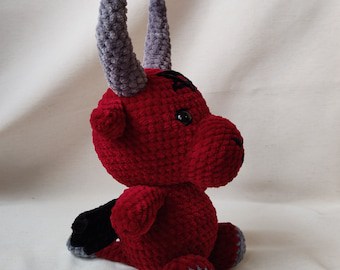 Crochet Baphomet Baby Plush Pattern PDF