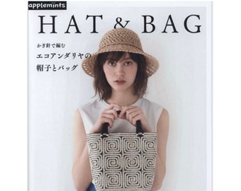 30 Easy Japanese Crochet Hat & Bag Patterns