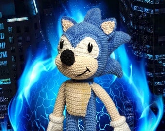 Sonic the Hedgehog Amigurumi Crochet Pattern