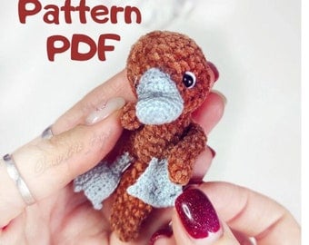 English Crochet Tutorial: Pattern Platypus
