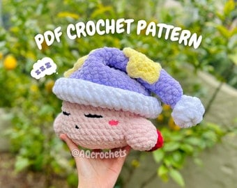 Pink Puff Sleepy Crochet Pattern PDF