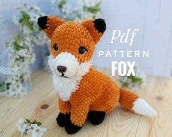 Realistic Amigurumi Fox Crochet Pattern PDF