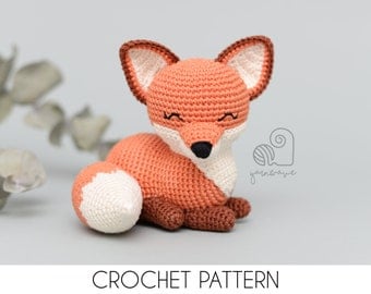 Flinn the Fox Crochet Amigurumi Pattern