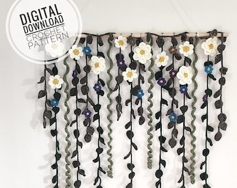 Boho Whimsigoth Crochet Wall Hanging Pattern