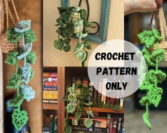 Crochet Pattern for Monstera Hanging Plant