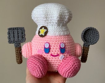 Chef Kirby Crochet Pattern PDF