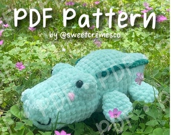 Newt the Alligator: Fun Crochet Pattern PDF