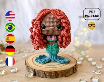 Sea Princess Mermaid Amigurumi Crochet Pattern