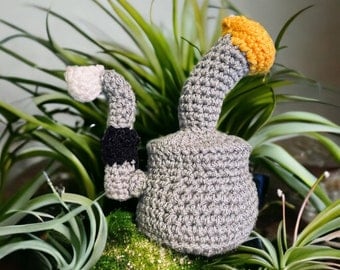 Crochet Pattern for Herbal Diffuser with Long Spout