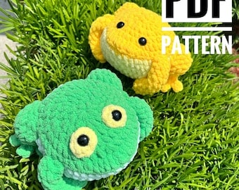 Frog Amigurumi Crochet Pattern PDF in English