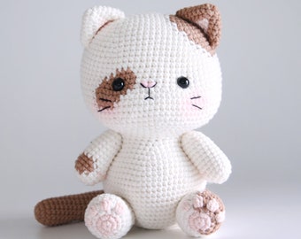 Beige Cat Crochet Pattern (PDF/ENG/KOR)