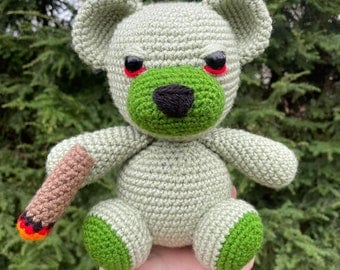 420 Stoned Bear Crochet Pattern: Ganja Gang