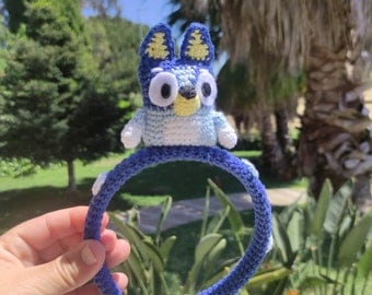 Blue Heeler Puppy Ears Crochet Pattern Headband