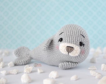 Benny the Seal Crochet Pattern: Amigurumi Doll