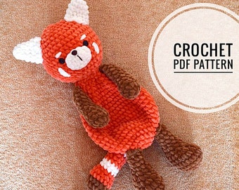 Red Panda Crochet Comforter & Cuddler Pattern