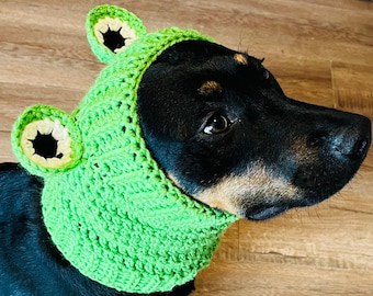 Frog Dog Snood Crochet Pattern Cowl