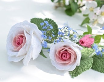 Rose Crochet Pattern: Charming Flower Design