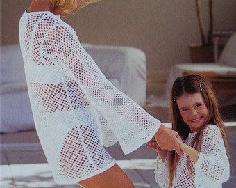 Crochet Pattern for Women's Mesh Sweater/Jumper