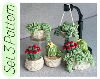 Beginner-Friendly Crochet Potted Plant Pattern Bundle