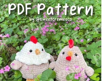 Chicken Crochet PDF Pattern Instant Access