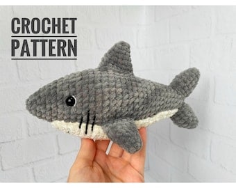 Baby Shark Plush Toy Crochet Pattern