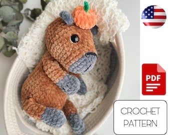 Crochet Capybara & Guinea Pig Amigurumi Pattern