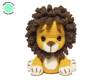 DIY Lion Amigurumi Crochet Toy Pattern PDF