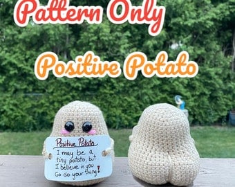 Cheerful Positive Crochet Potato Pattern