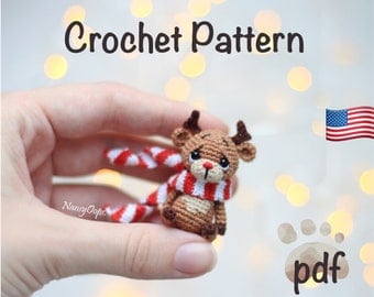 Easy Festive Amigurumi Reindeer Crochet Pattern