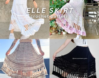 SERATT's ELLE Made-to-Measure Crochet Skirt Pattern