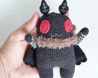 Amigurumi Cryptid Mothman Crochet Pattern Plush Toy