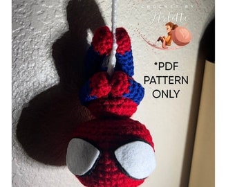 Crochet Spider-Man Hanging Pattern