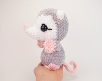 Posie the Possum Chunky Amigurumi Crochet Pattern