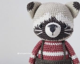 Little Raccoon Amigurumi Crochet Pattern in English