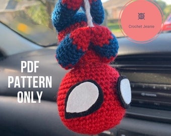 Spiderman Crochet Pattern for Hanging Decoration