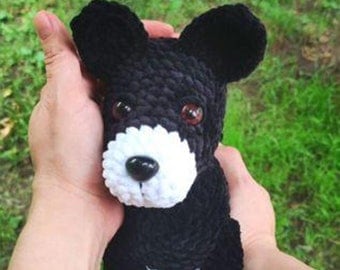 Amigurumi Dog Crochet Pattern: Stuffed Puppy PDF