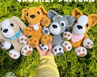 Crochet Pattern for Various Breed Puppies