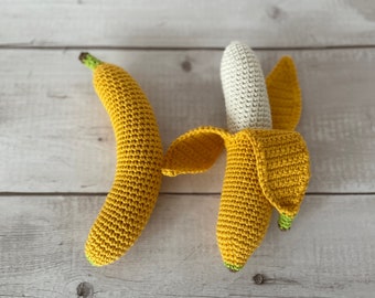 Eco-Friendly Banana Crochet Pattern: Waldorf & Montessori Toy