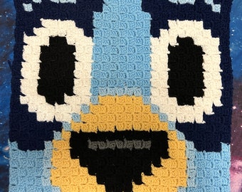 Bluey-Themed DIY Crochet Blanket Pattern