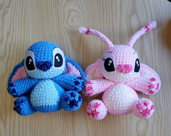 2-in-1 Chunky Amigurumi Stitch & Angel Crochet Pattern