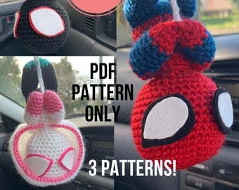 Spiderman, Miles Morales, SpiderGwen Crochet Patterns