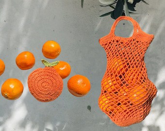 Fruity Foldable Crochet Bag Pattern - PDF