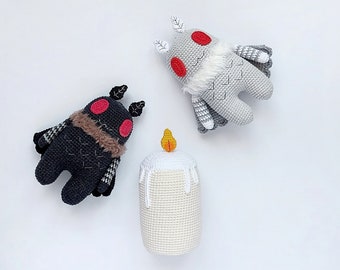 Mothman Amigurumi Horror Crochet Toy Pattern