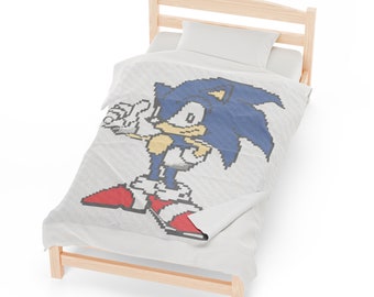 Sonic the Hedgehog Crochet Blanket Pattern